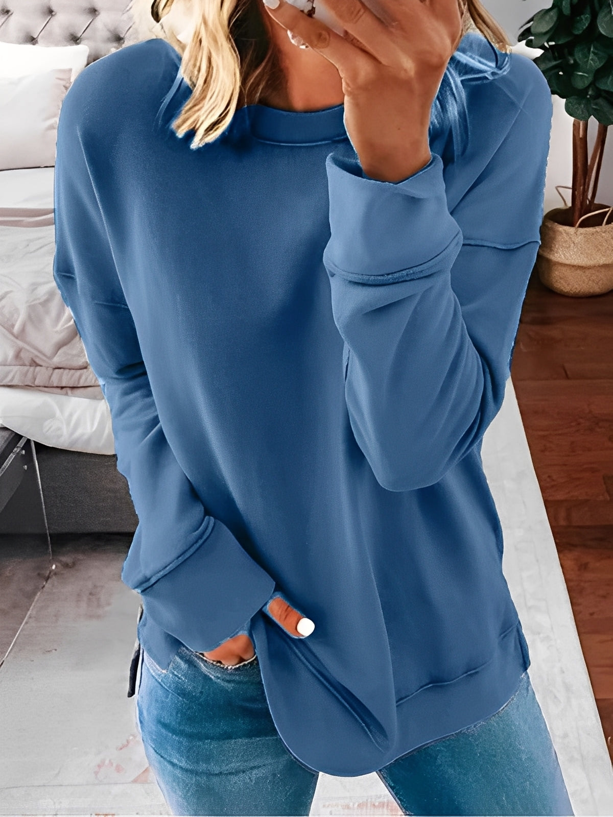 Annalee - Kobiecy sweter retro o luźnym fasonie