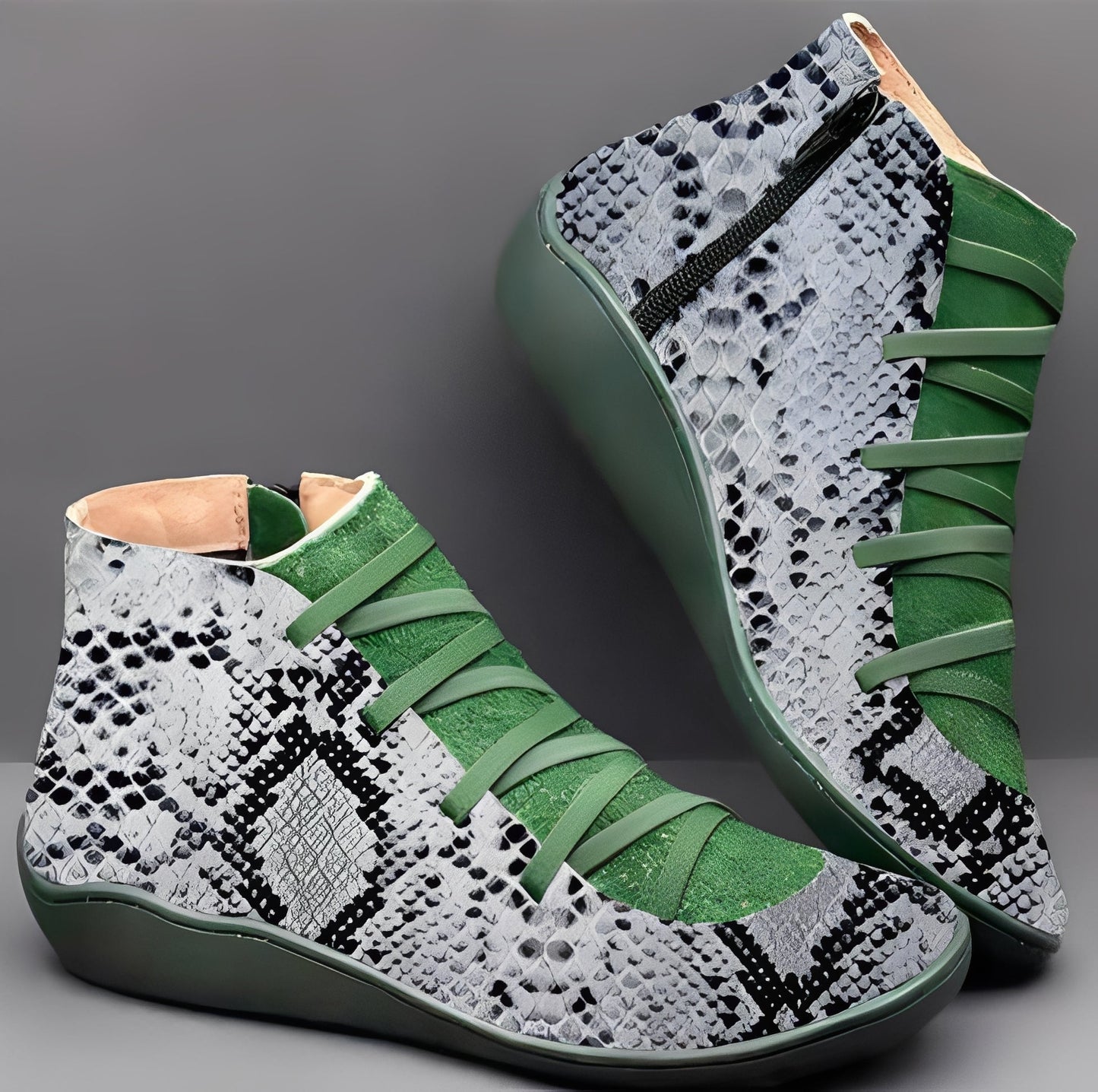 Emma - Kobiece komfortowe codzienne buty skórzane