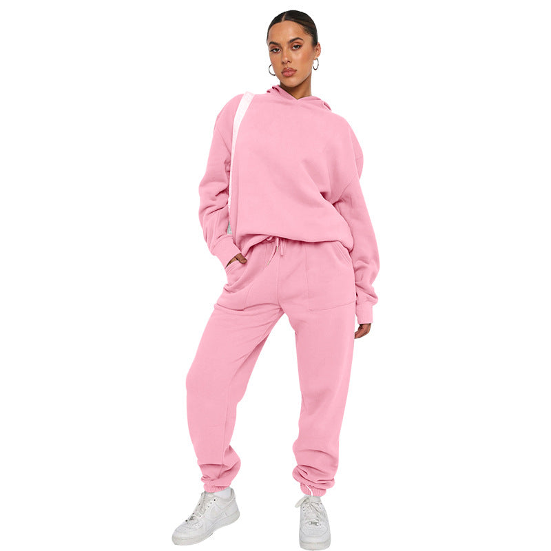 Minerva - Luźny kobiecy dres z kapturem