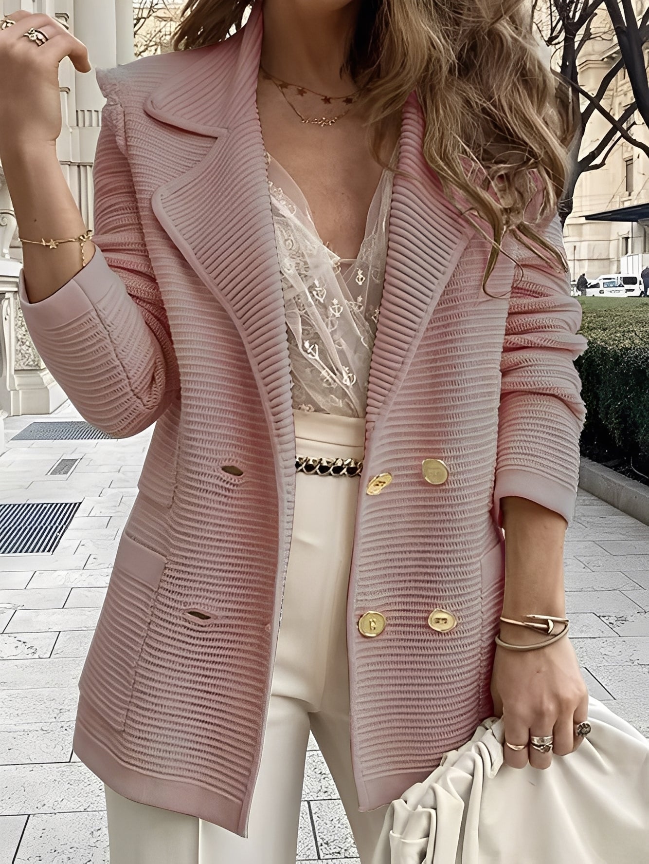Nicola - Elegancki, strukturalny blezer dla kobiet