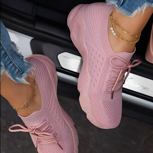 Eleanore - Damskie codzienne obuwie z trwałą gumową podeszwą