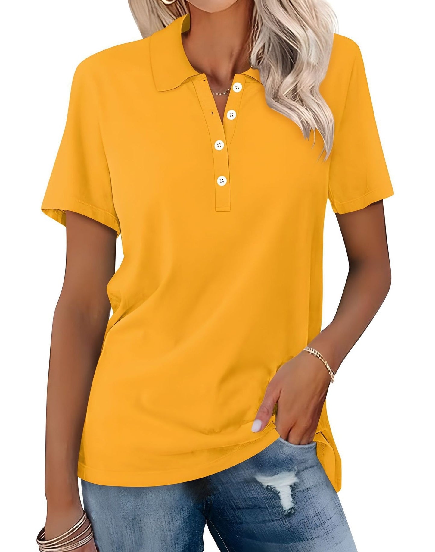 Stella - Lekka, elegancka damska koszulka polo