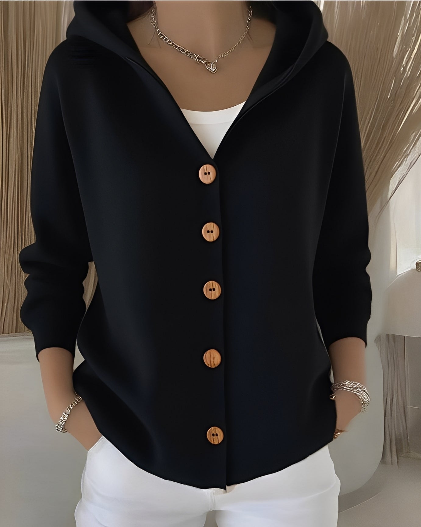 Emery - Damska bluza z kapturem w luźnym stylu