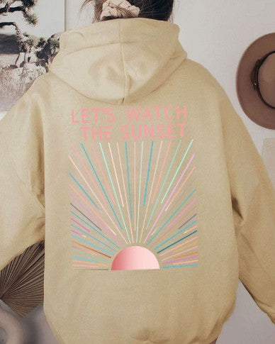 Jaquelyn - Modny, luźny damski hoodie z nadrukiem