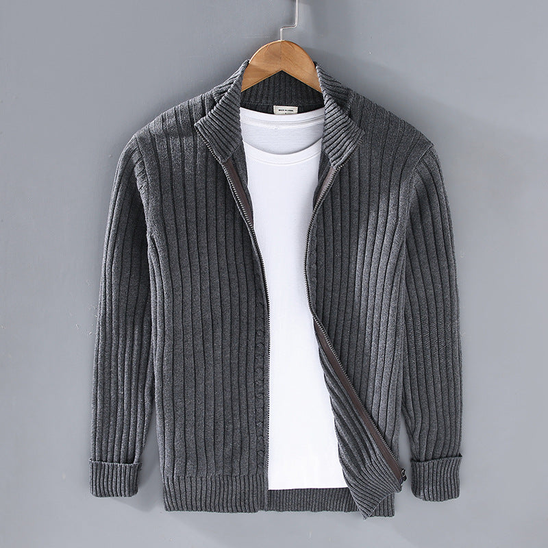 Brant - Męski sweter z bawełny, luźny