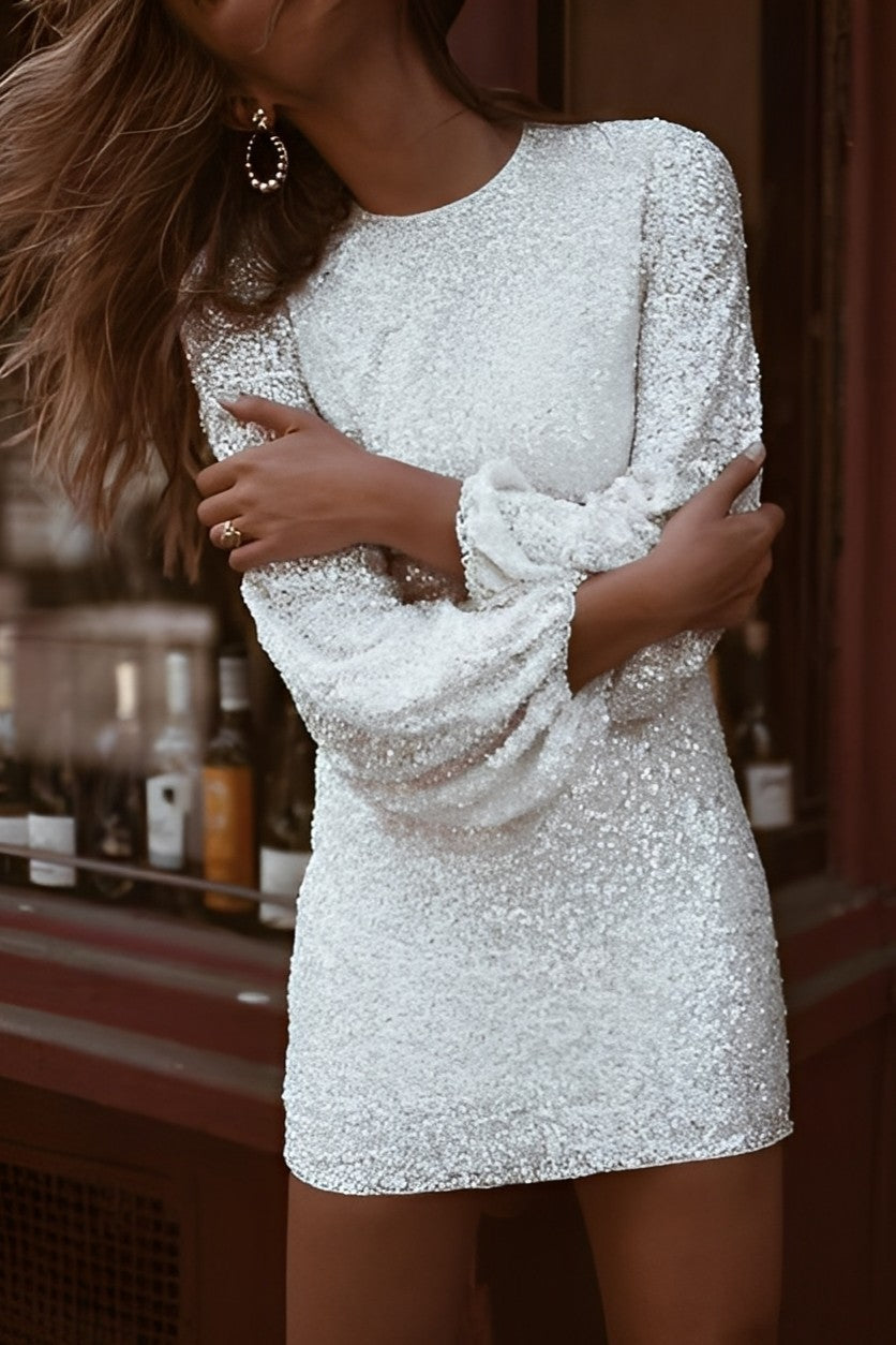 Cheyanne - Elegancka, błyszcząca sukienka bodycon dla kobiet