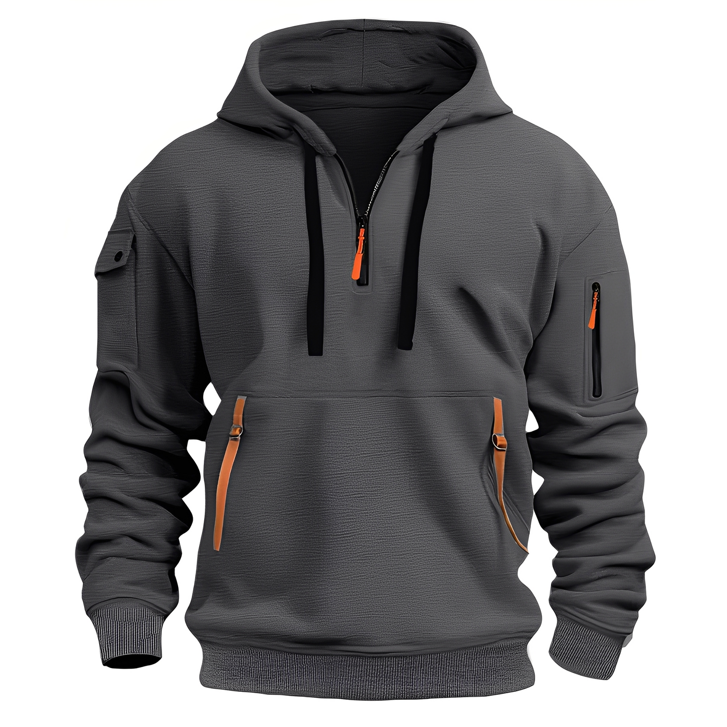 Norton - Modny męski hoodie z półzamkiem