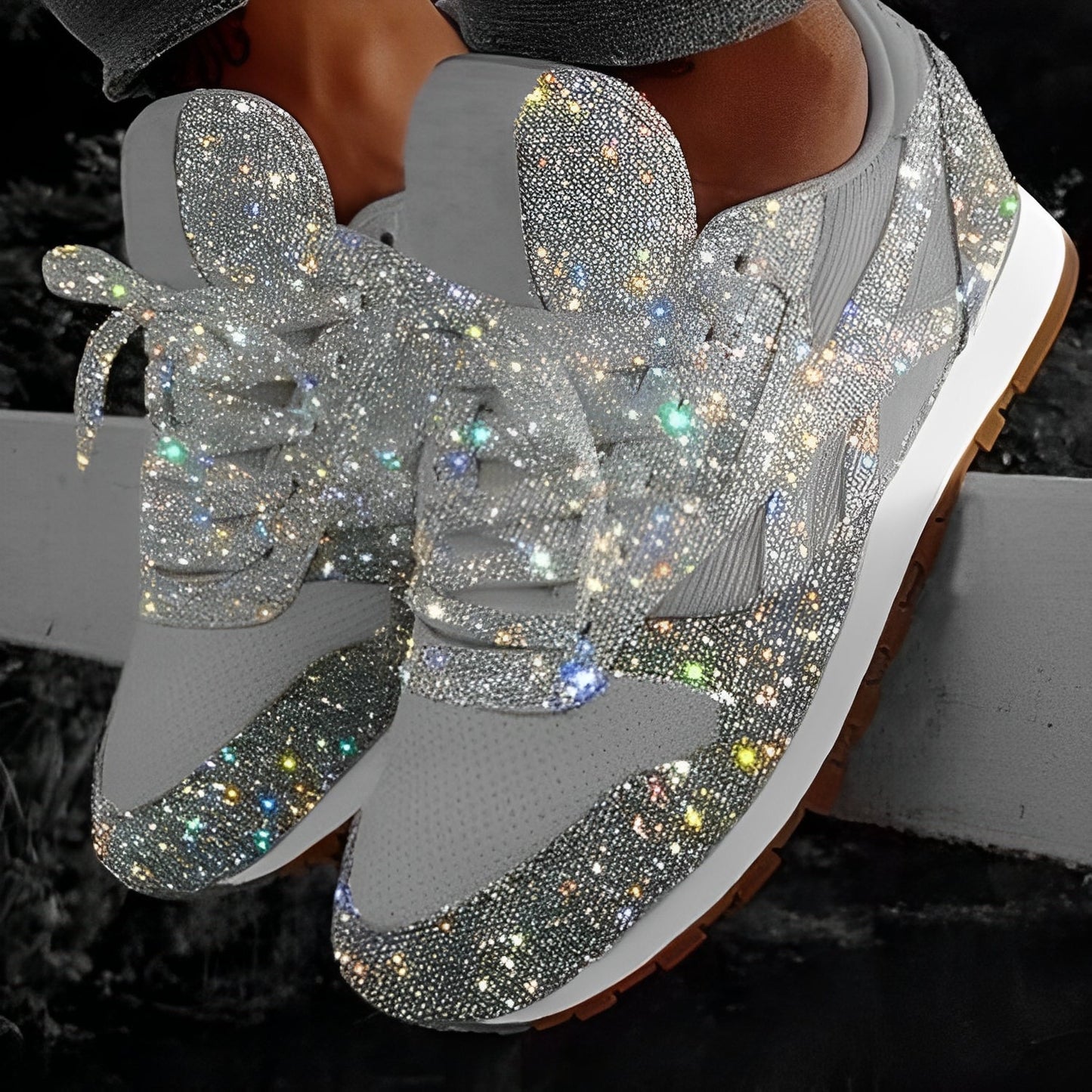 Marie - Stylowe damskie buty z cekinami