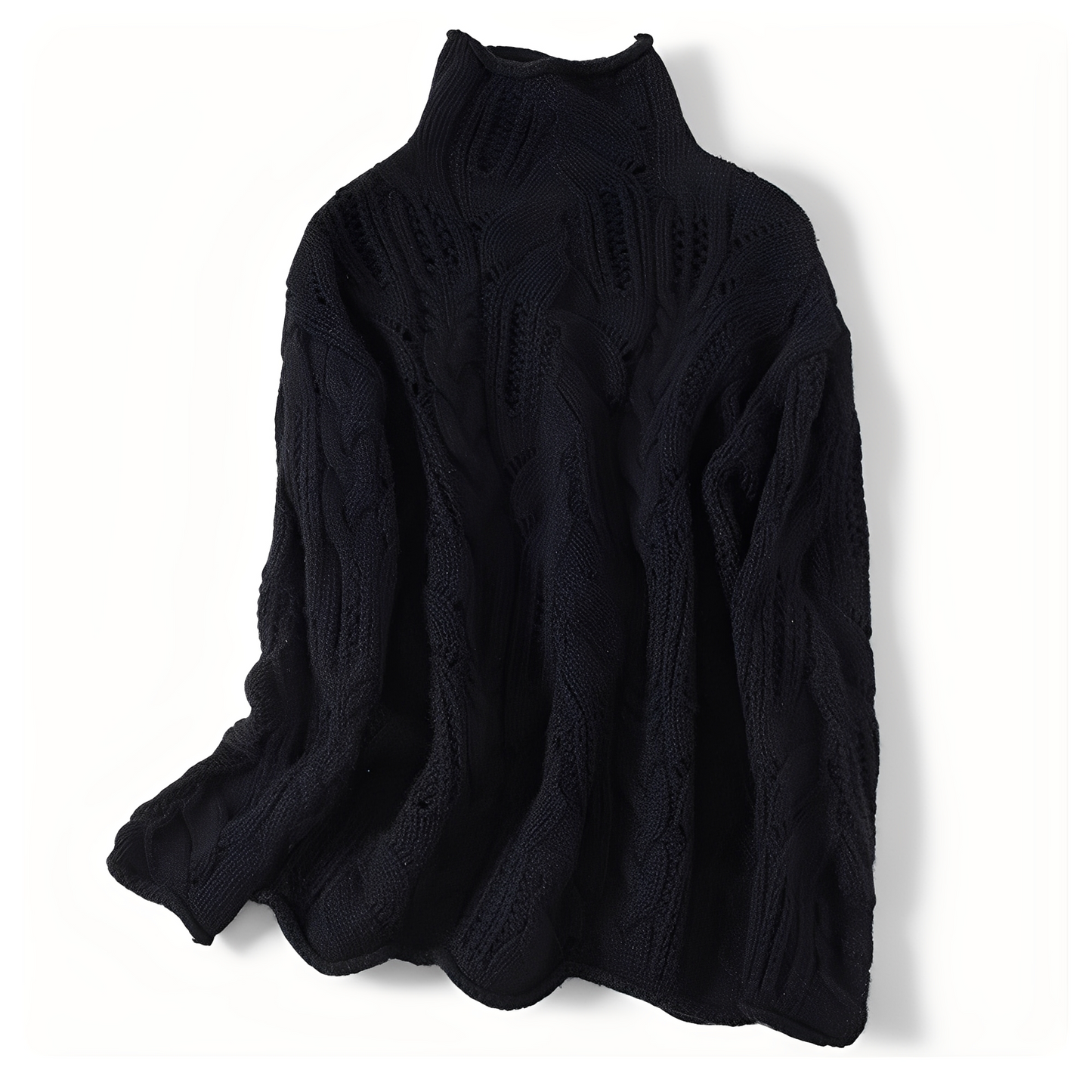 Remy - Women's cashmere sweater with details