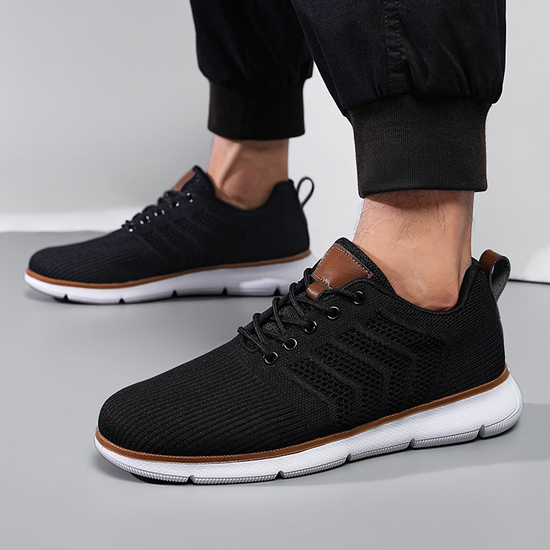 Edwin - Męskie lekkie i przewiewne sneakersy z siatki, zapewniające komfort
