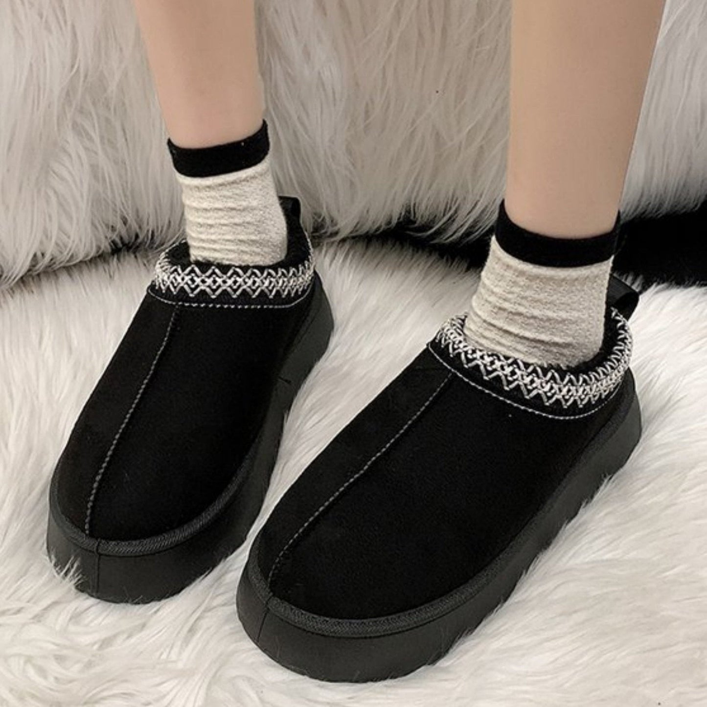 Audrey – Buty Śniegowe Modny Styl Muffin