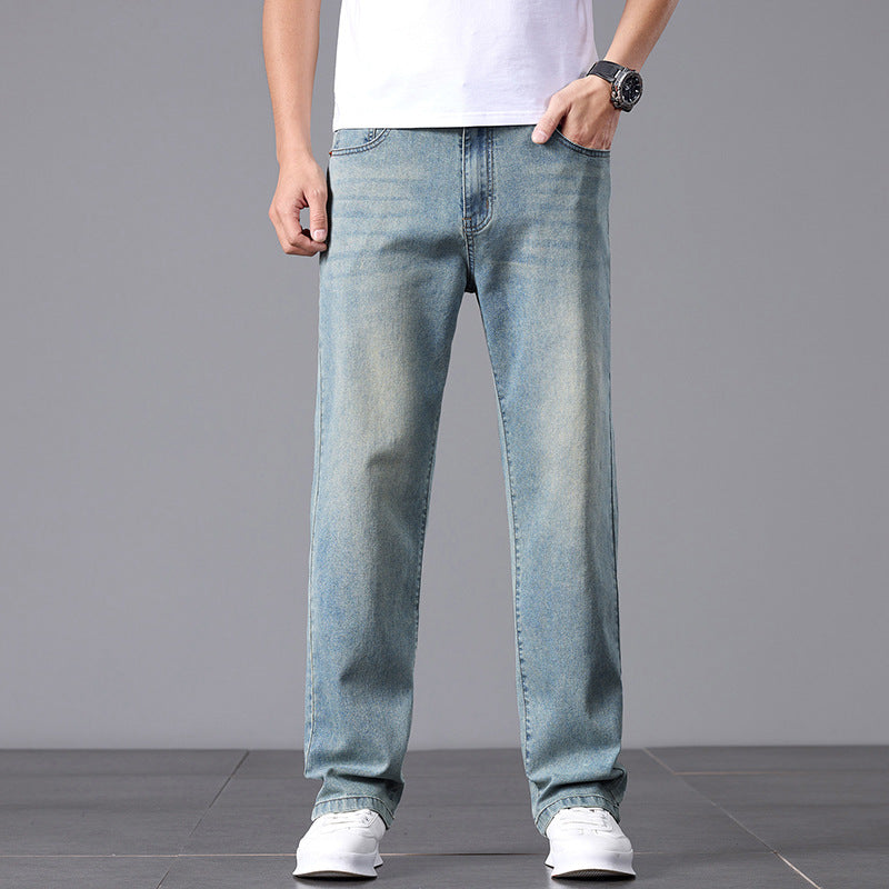 Allan - Relaxed Straight Trousers for Men