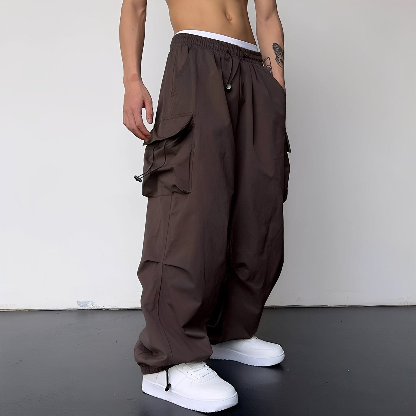Kaleb - Stylowe Baggy-Cargohose dla Mężczyzn