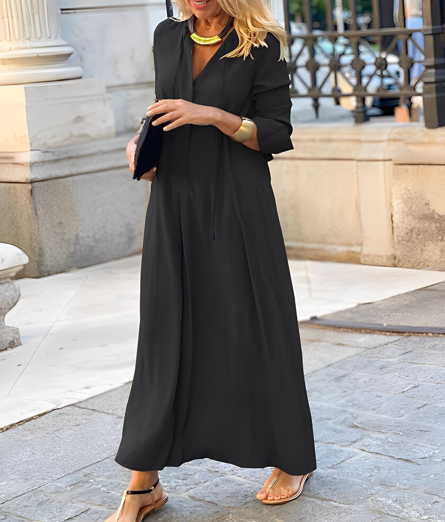 Christèle - Luźna i wygodna sukienka damska