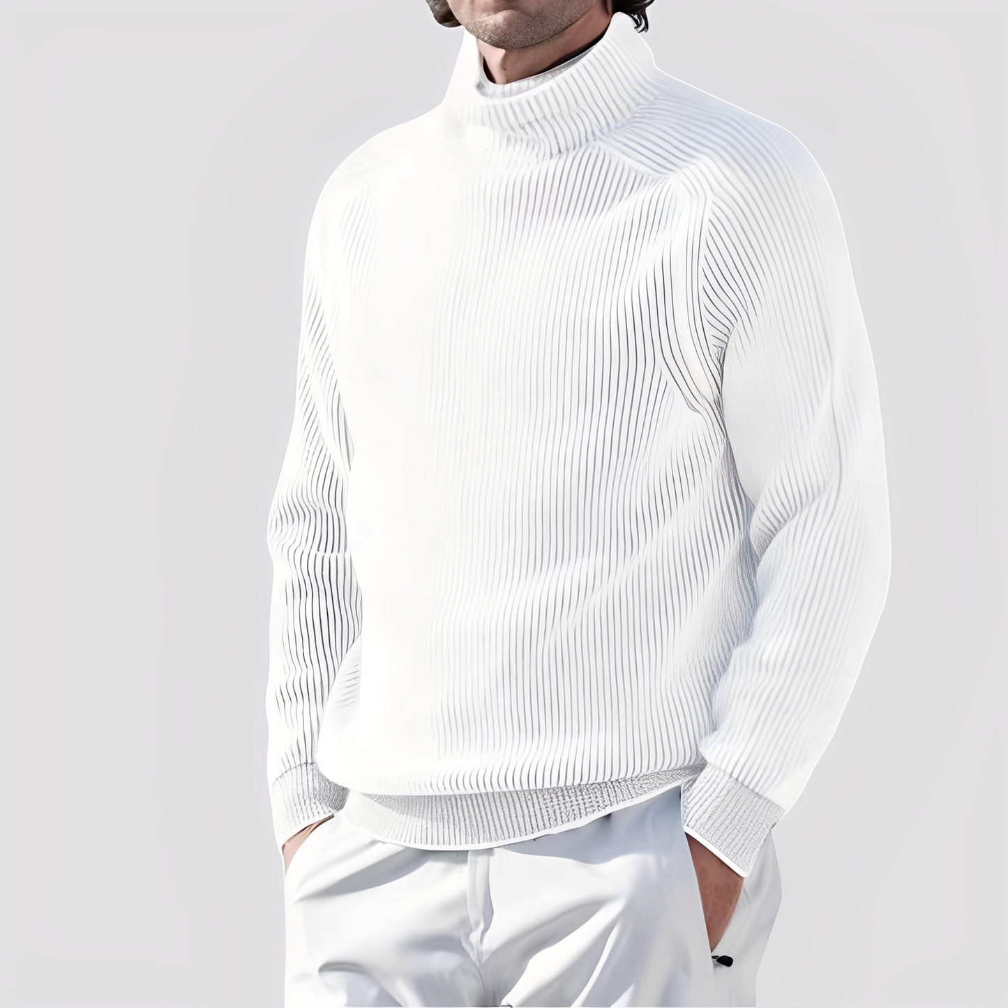 Chadwick - Męski golf z wełny, elegancki i ciepły