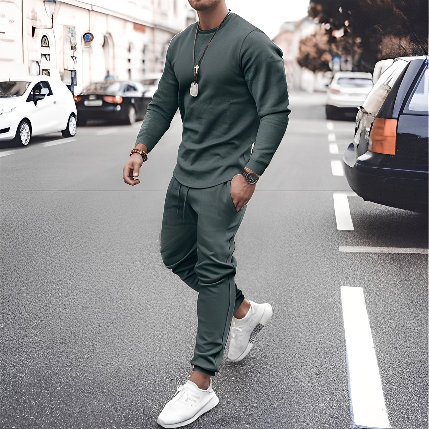 Dwayne - Stylowy męski zestaw dresowy