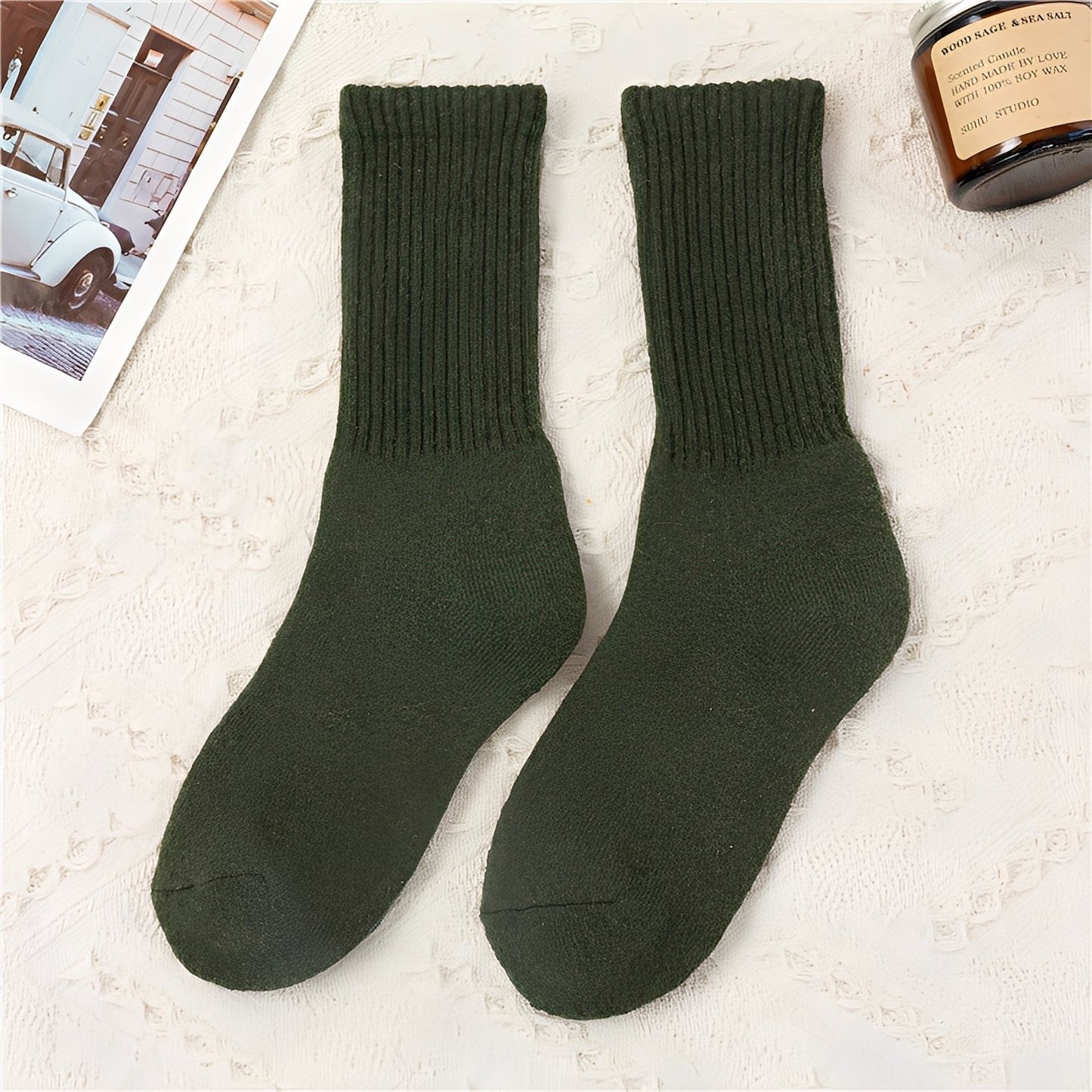 Carmella - Wygodne skarpety unisex, ciepłe i grube