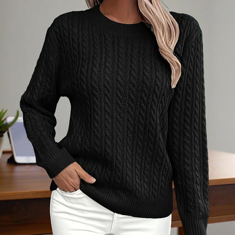 Adamina - Stylowy sweter damski z teksturą