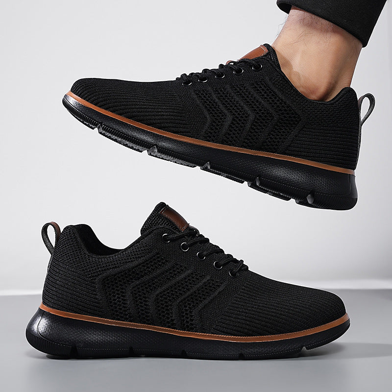 Edwin - Męskie lekkie i przewiewne sneakersy z siatki, zapewniające komfort