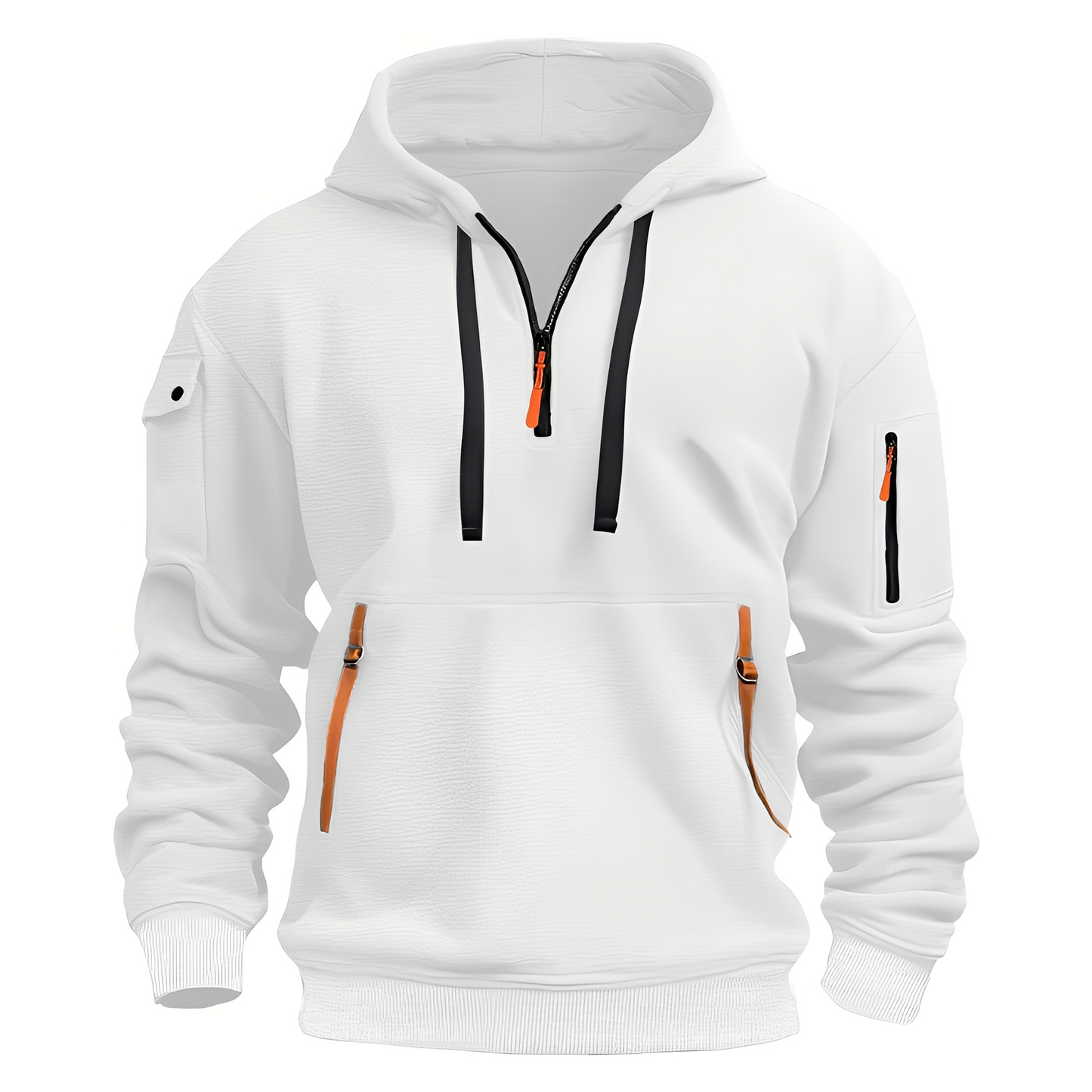 Norton - Modny męski hoodie z półzamkiem