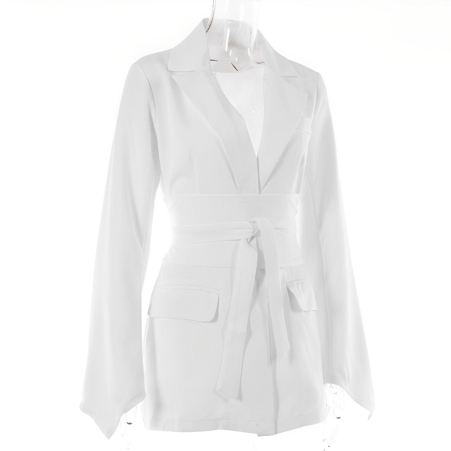 Malvina - Damski żakiet z paskiem