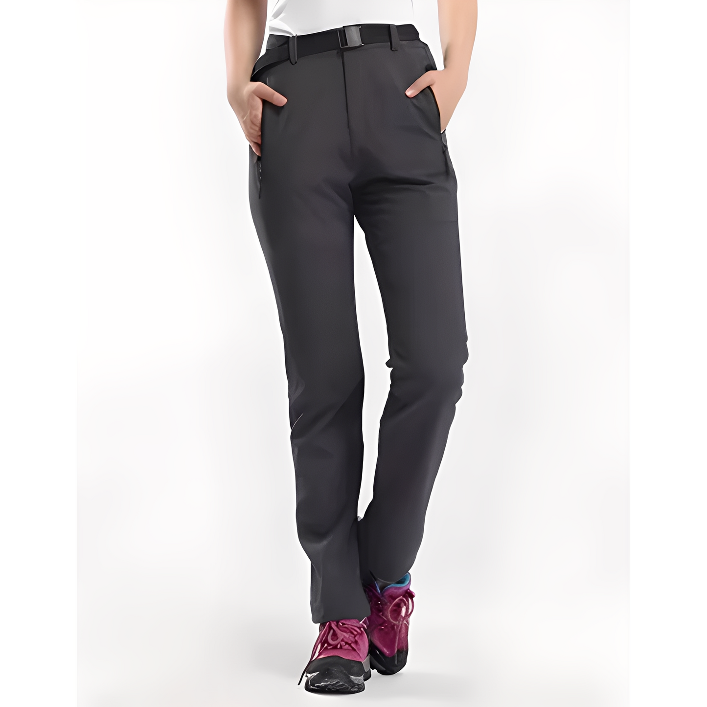 Rosanna - Stylowe, grube spodnie outdoor dla kobiet