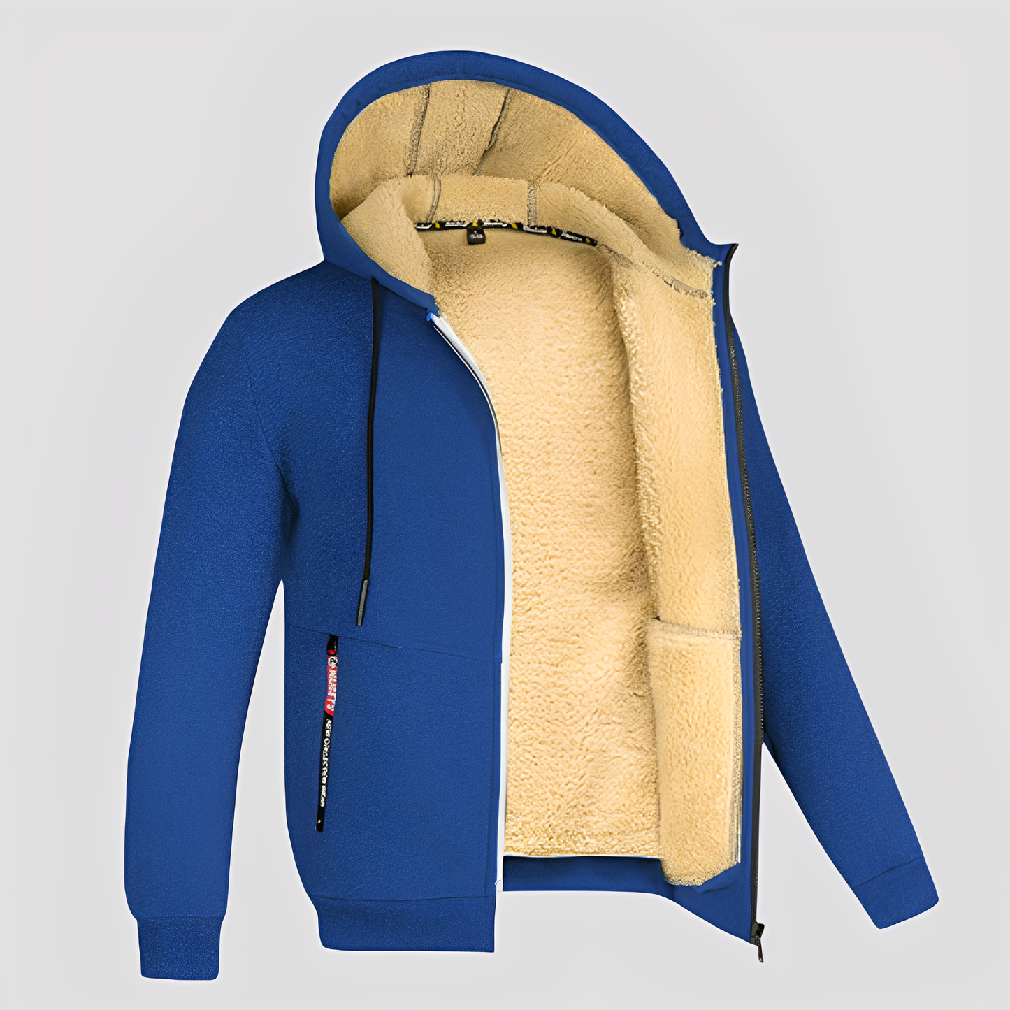 Waldo - Klasyczny hoodie z polarową podszewką dla mężczyzn