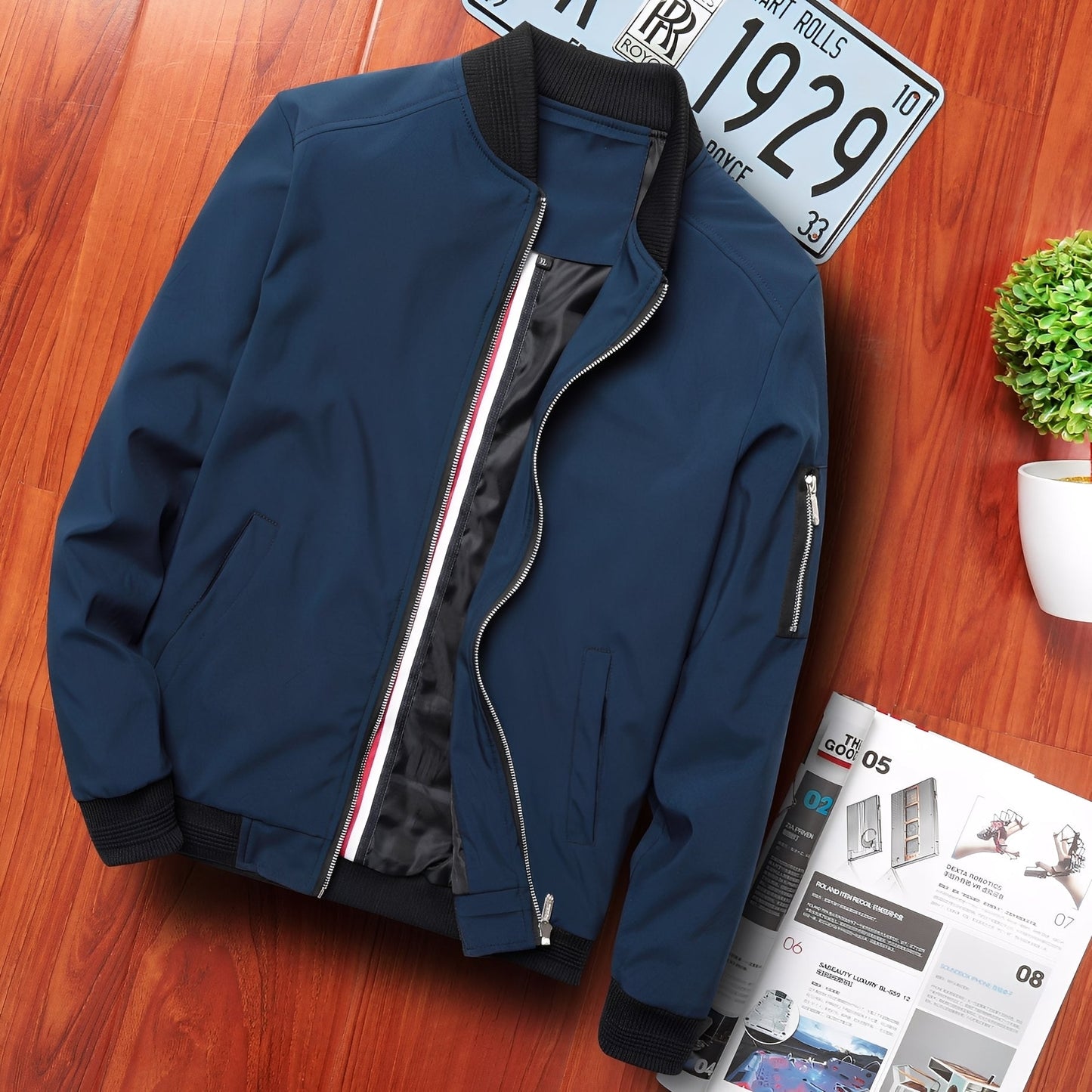 Leonard - Modna męska kurtka bomber