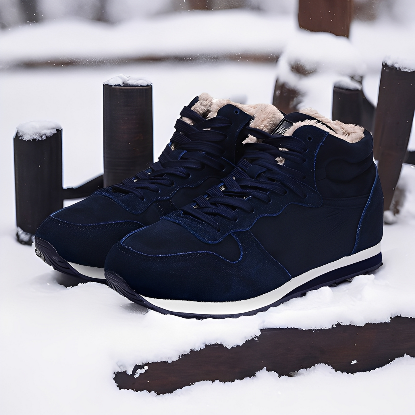 Crosby - Stylowe, ocieplone zimowe buty dla mężczyzn
