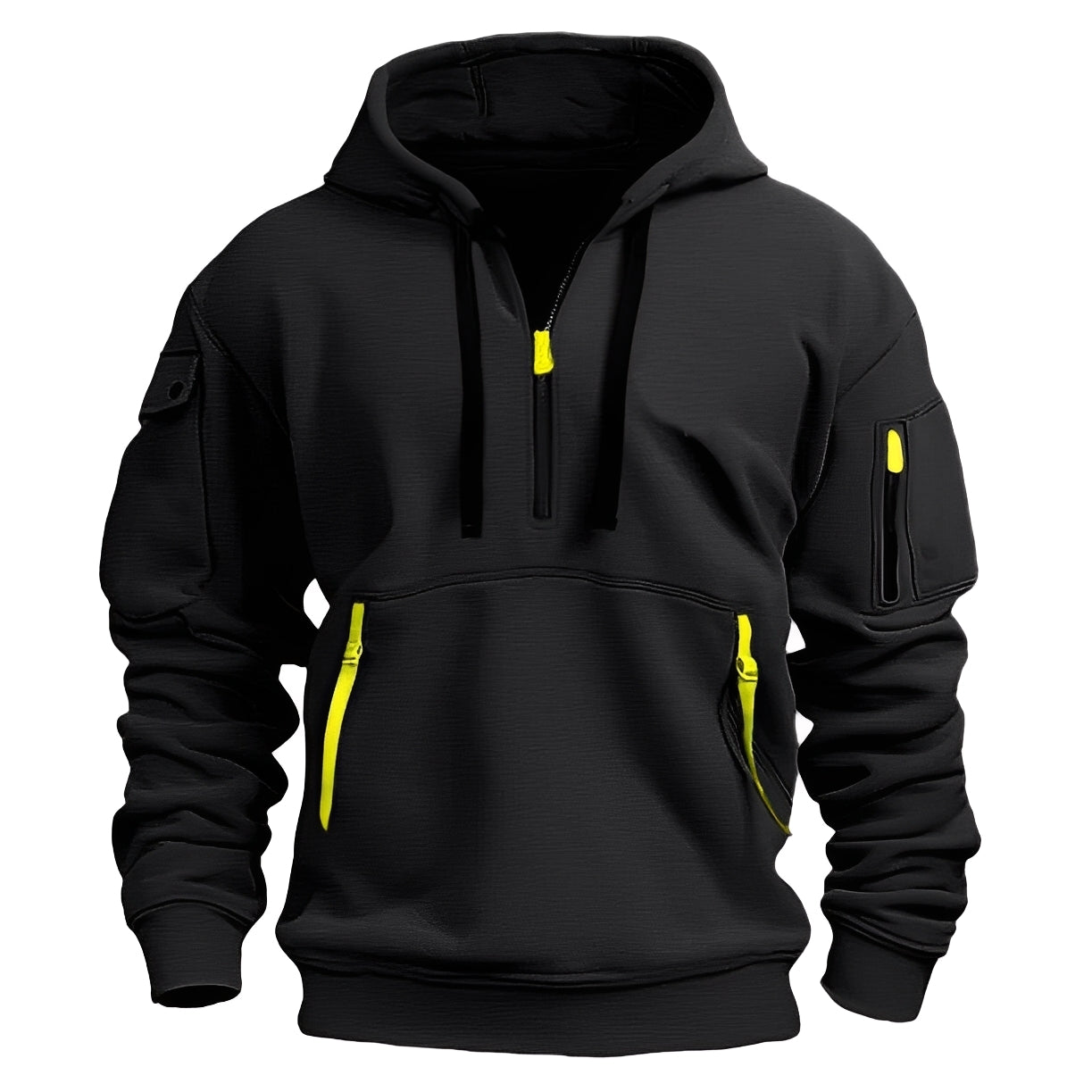 Norton - Modny męski hoodie z półzamkiem