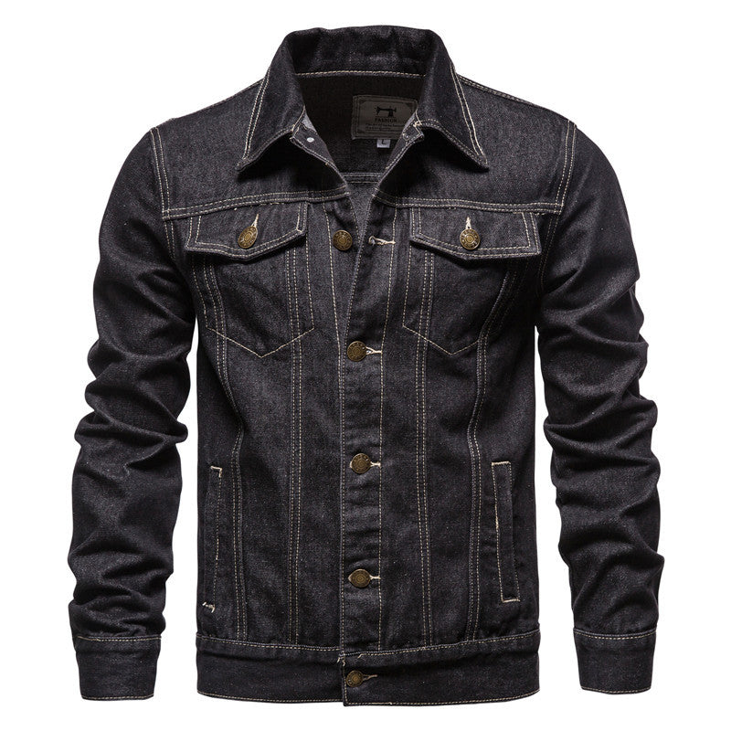 Jameson - Klasyczna męska kurtka jeansowa trucker