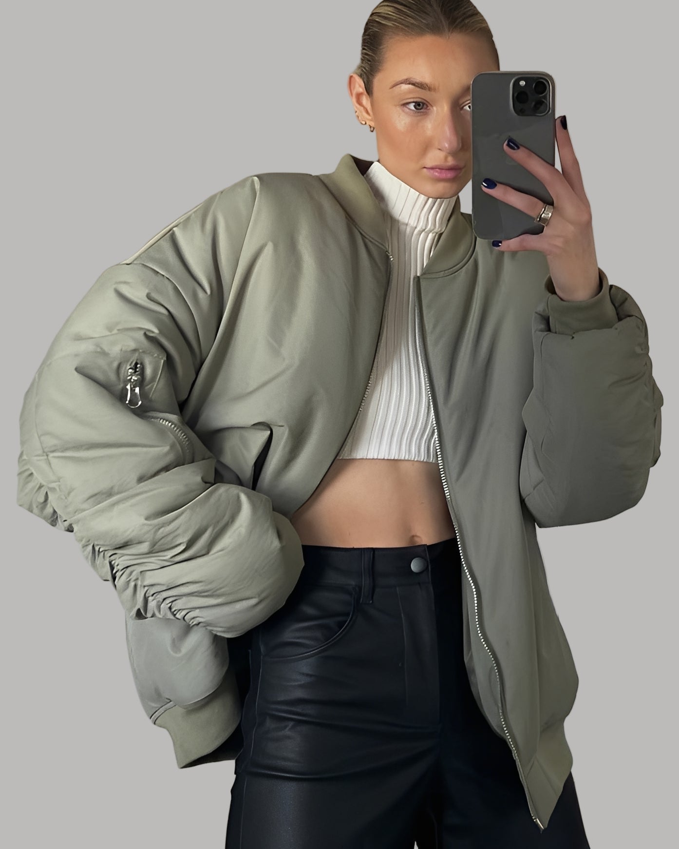 Coleen - Luźna bomberka oversize dla kobiet