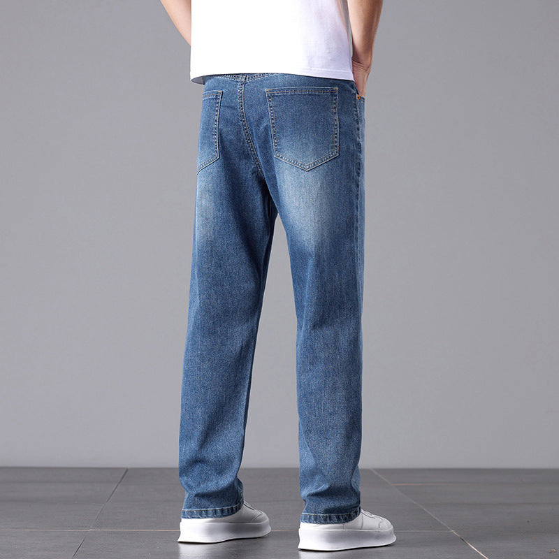 Allan - Relaxed Straight Trousers for Men