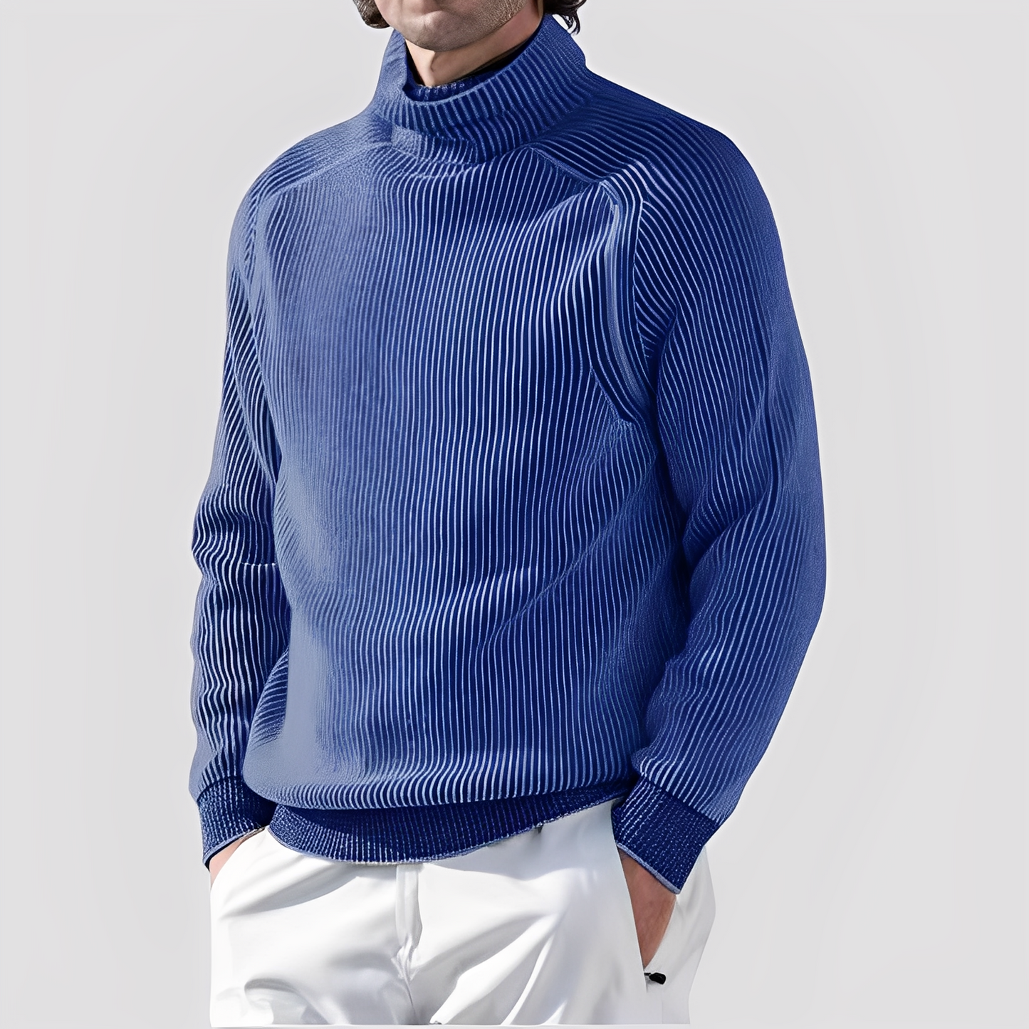 Chadwick - Męski golf z wełny, elegancki i ciepły