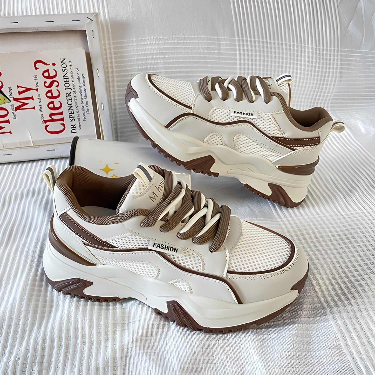 Sophie - Eleganckie damskie sneakersy z grubą podeszwą