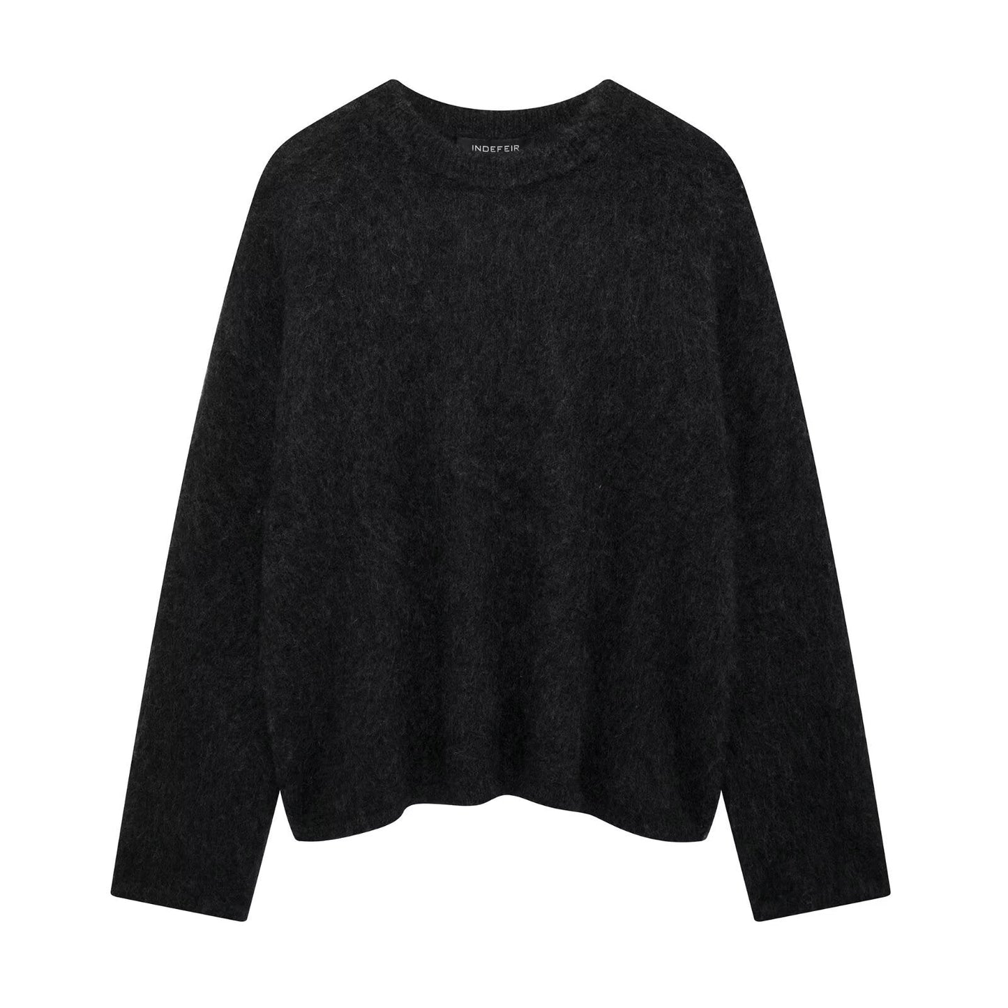 Mallory - Kobiecy swobodny sweter w miejskim stylu