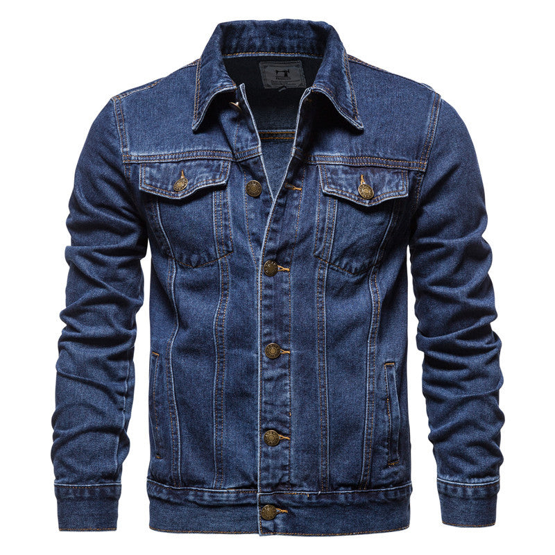 Jameson - Klasyczna męska kurtka jeansowa trucker