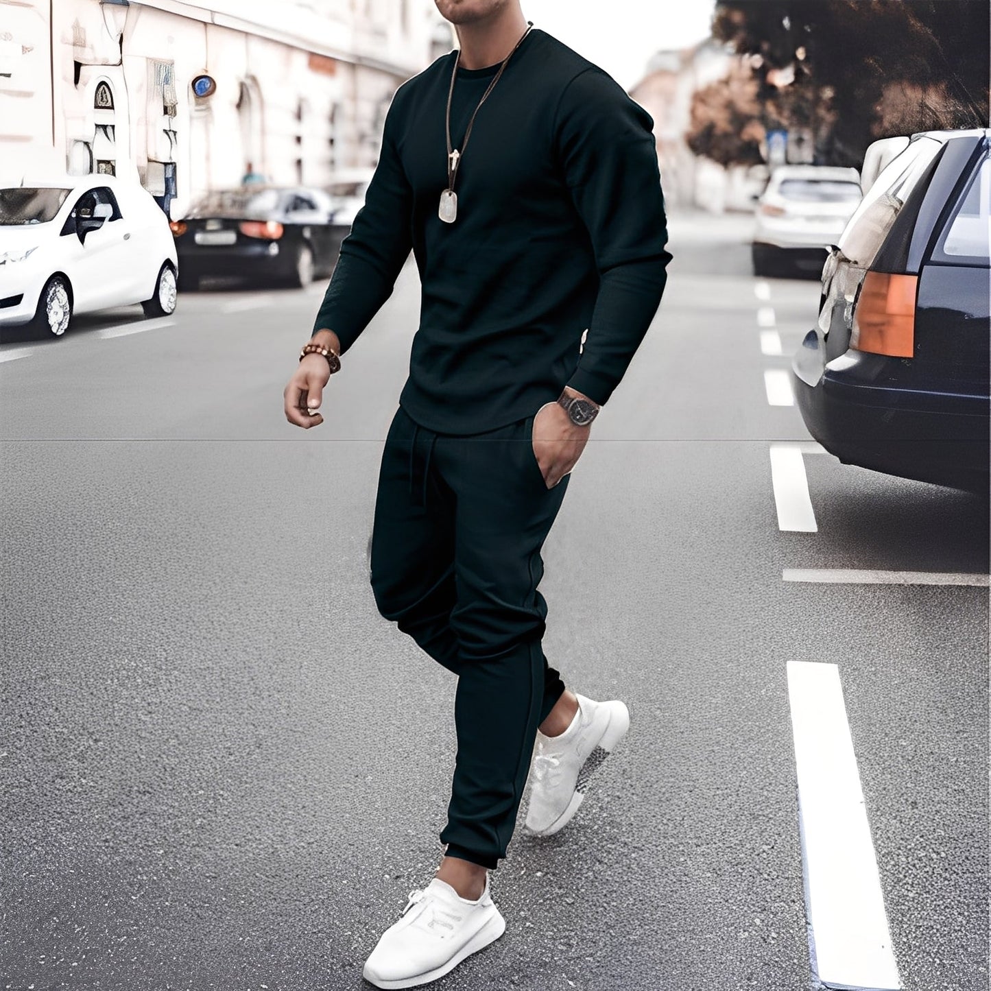 Dwayne - Stylowy męski zestaw dresowy