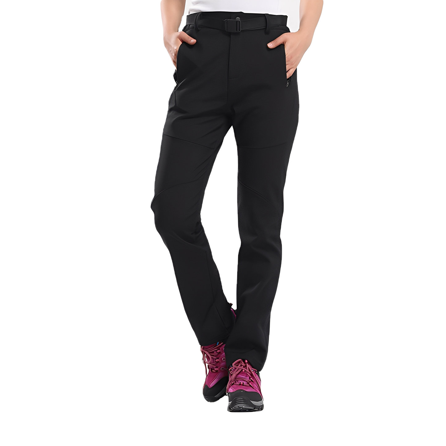 Rosanna - Stylowe, grube spodnie outdoor dla kobiet