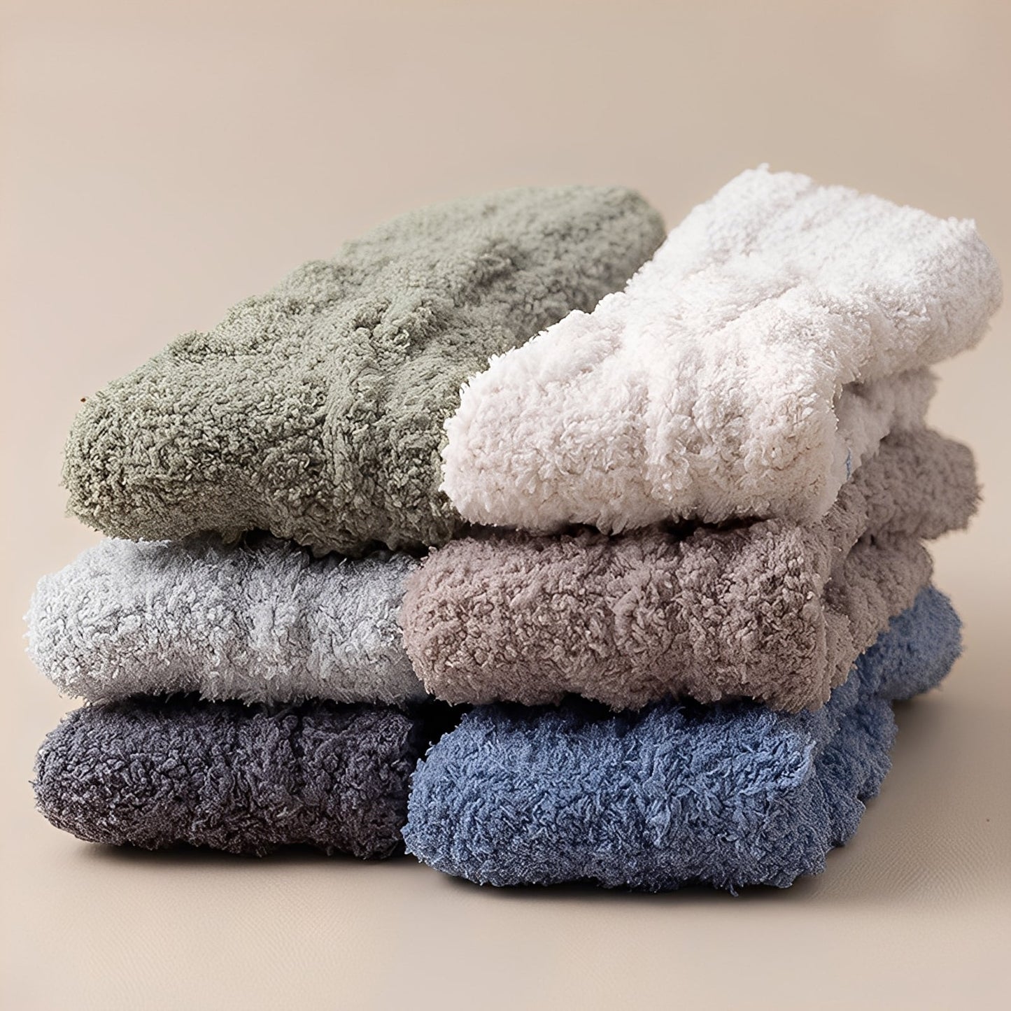 Neely - Uniwersalne skarpety z ciepłego weluru-fleece
