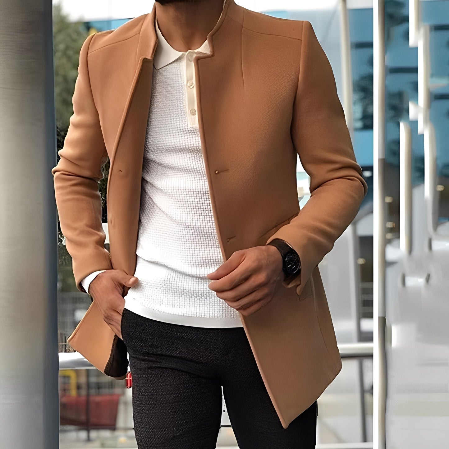 Joshua - Elegancka męska kurtka slim-fit