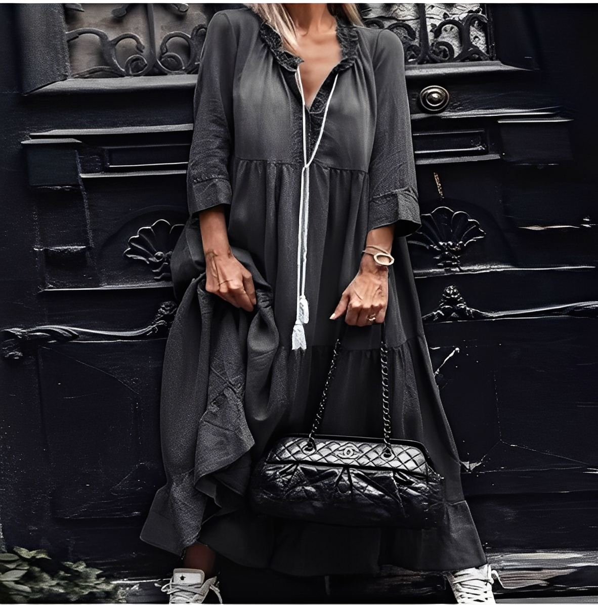 Irénée - Elegantes Jeanskleid für Damen