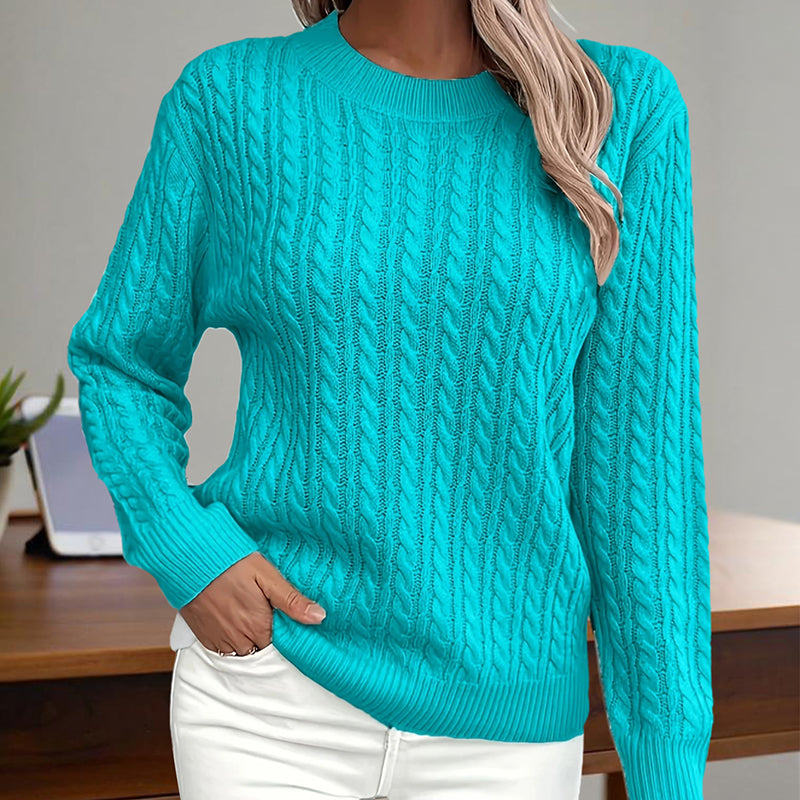 Adamina - Stylowy sweter damski z teksturą