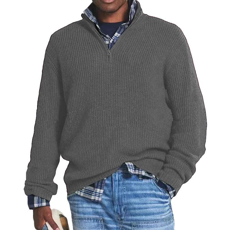 Hervey - Stylowy męski sweter z kaszmiru