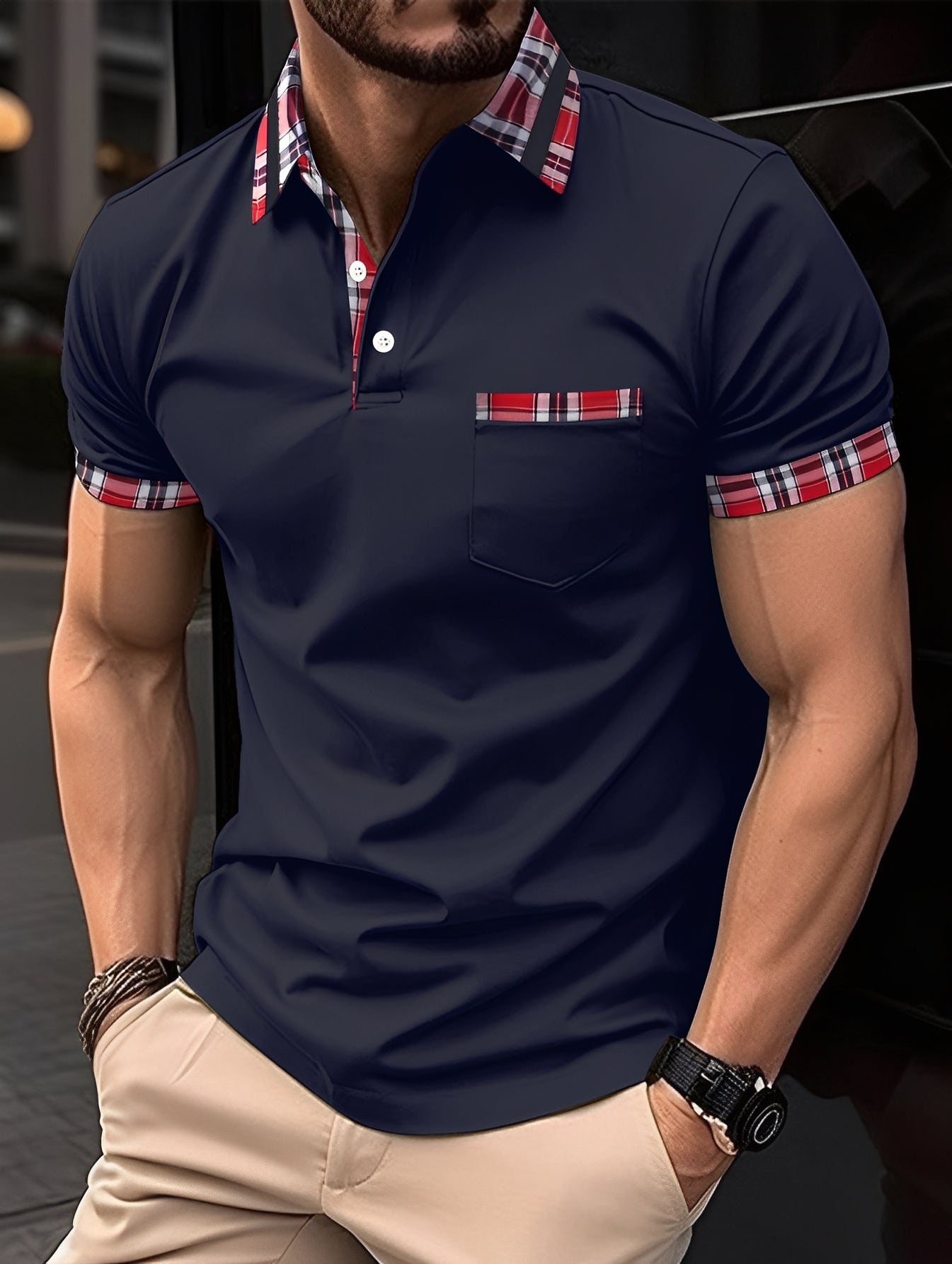 Ryker - Stylowa męska koszulka polo z kieszenią