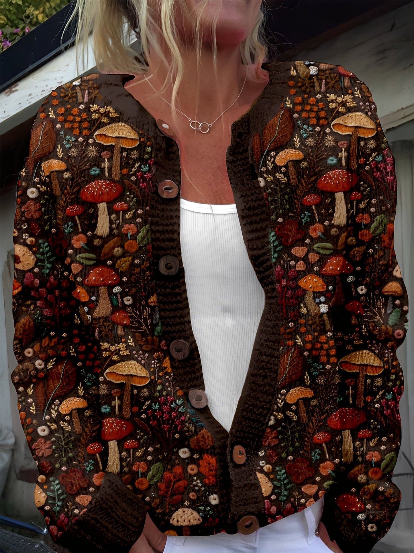 Kandace - Modny sweter z kwiatowym wzorem dla kobiet