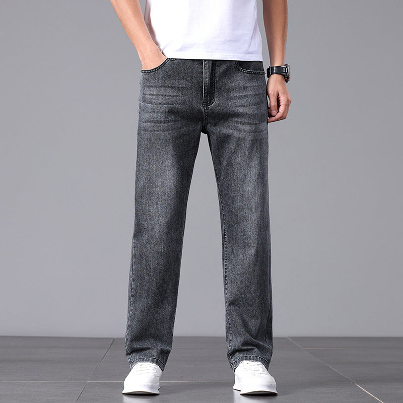 Allan - Relaxed Straight Trousers for Men