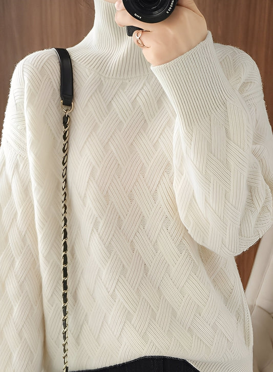 Ryanne - Luźny sweter z kaszmiru dla kobiet