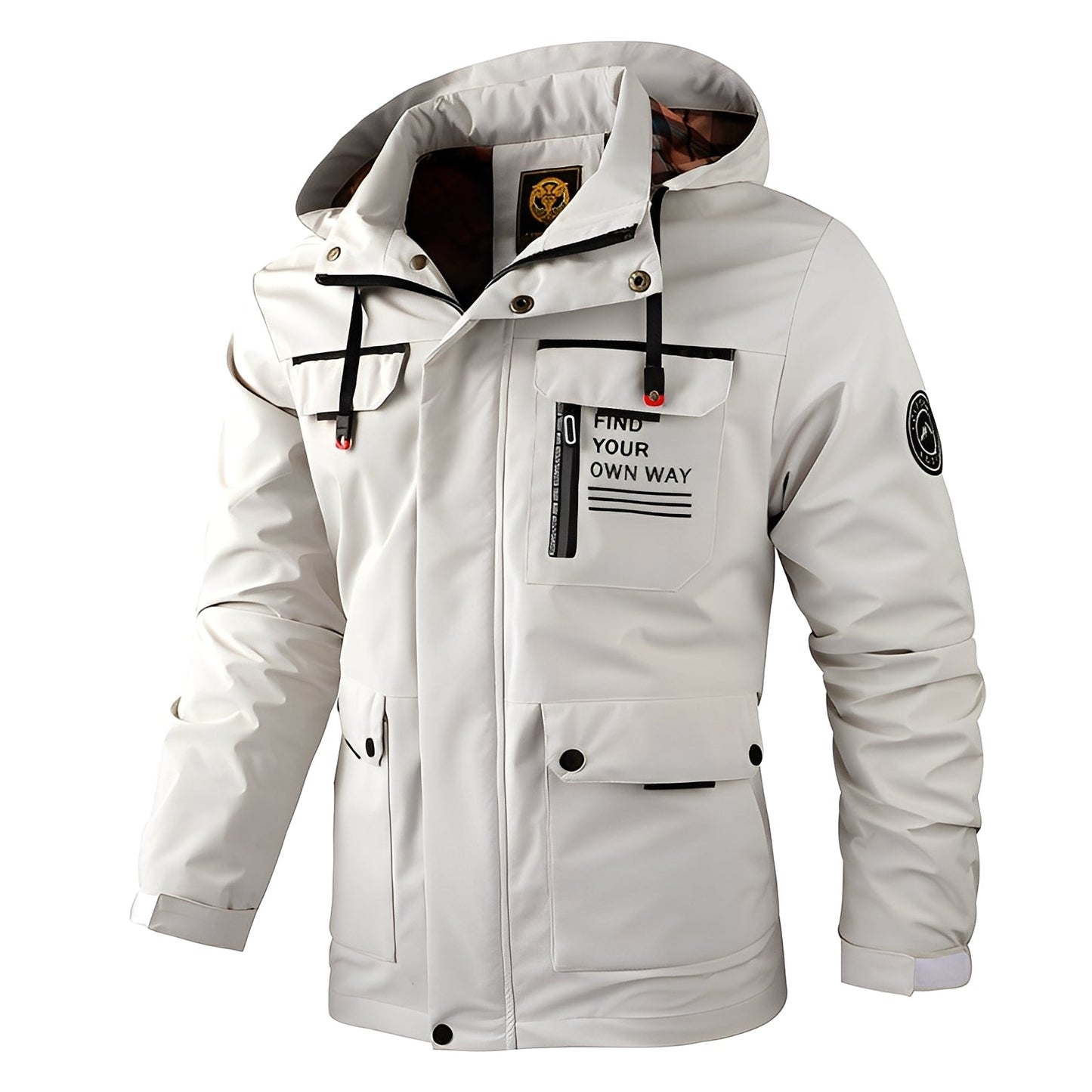 Fredrick - Wodoodporna, gruba kurtka outdoor dla mężczyzn