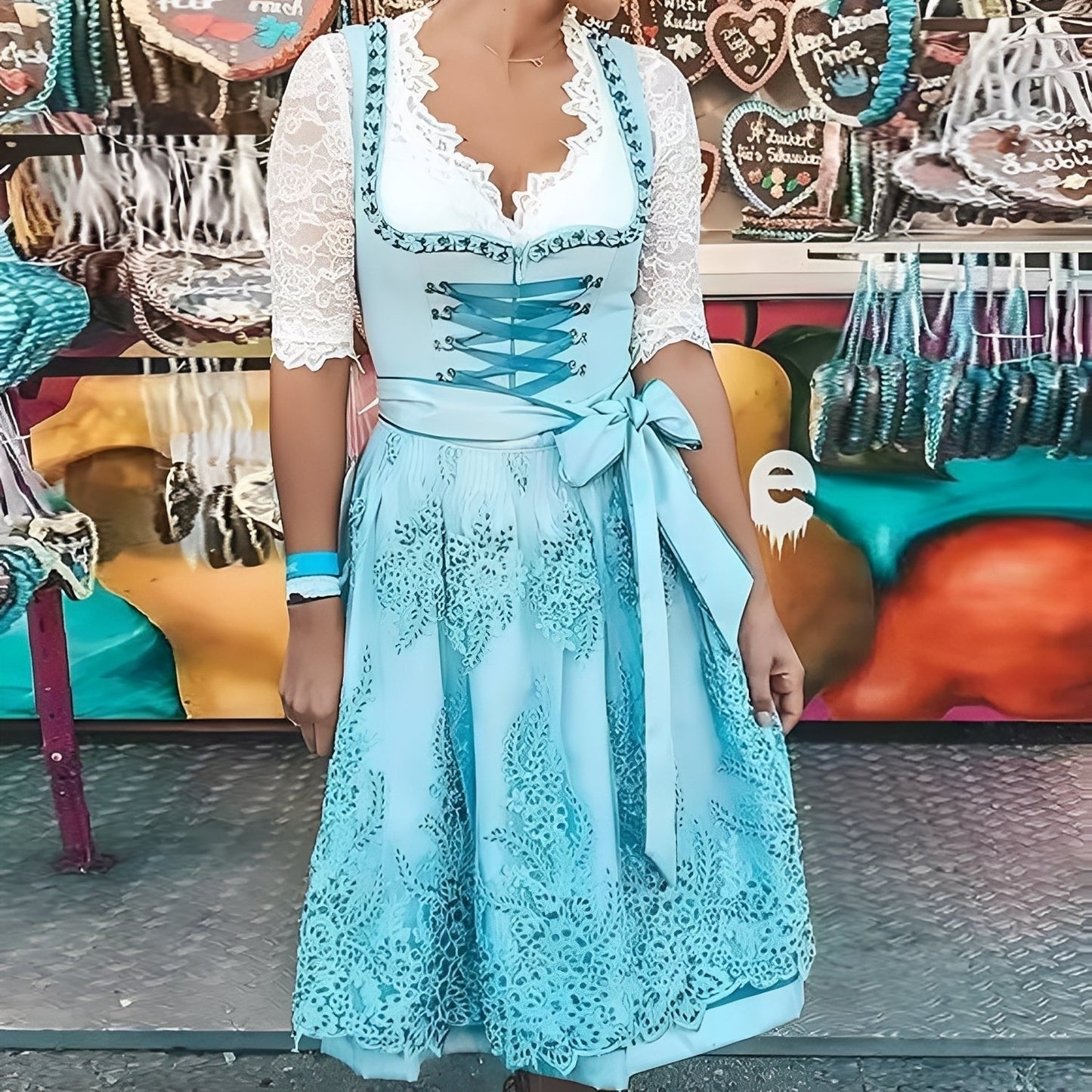 Mellony - Tradycyjny Dirndl w klasycznym stylu dla kobiet
